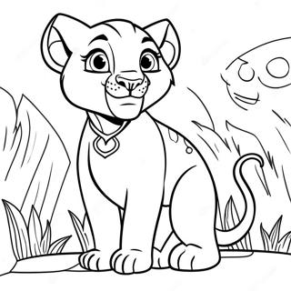 Grown Up Nala Coloring Pages