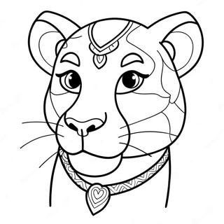 Grown Up Nala Coloring Page 63299-52387