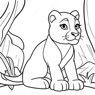 Grown Up Nala Coloring Page 63299-52388