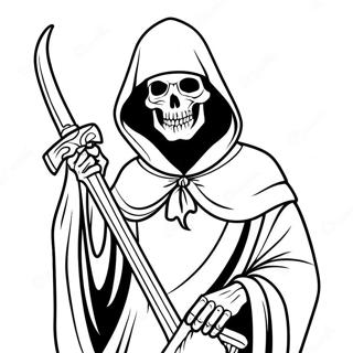 Grim Reaper Coloring Page 6334-5059