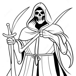 Grim Reaper Coloring Page 6334-5060