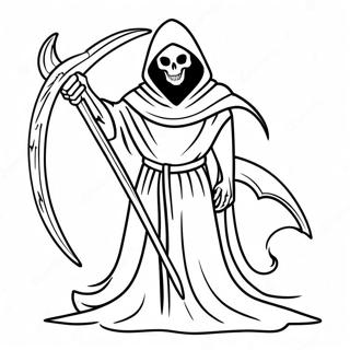 Grim Reaper Coloring Pages