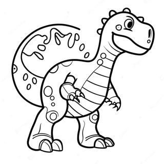 Robot Dinosaur Coloring Page 63409-52467