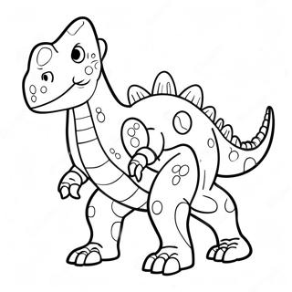 Fierce Robot Dinosaur Coloring Page 63410-52474