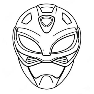 Power Ranger Mask Coloring Page 63449-52499