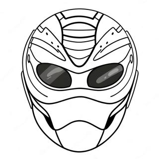 Power Ranger Mask Coloring Page 63449-52500