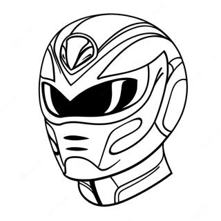 Colorful Power Ranger Mask Coloring Page 63450-52509