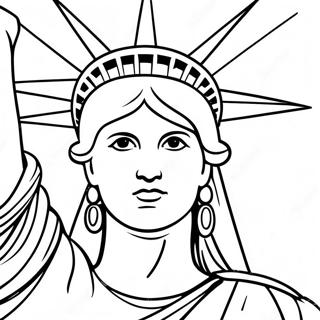 Statue Of Liberty Coloring Page 6345-5069