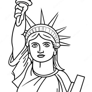 Statue Of Liberty Coloring Page 6345-5070