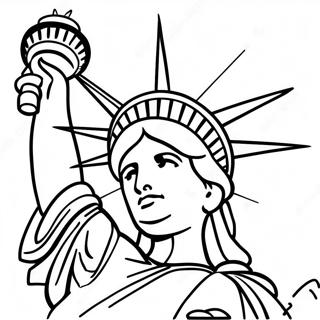 Statue Of Liberty Coloring Page 6345-5071