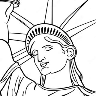 Statue Of Liberty Coloring Page 6345-5072