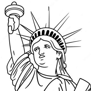 Statue Of Liberty Coloring Page 6345-5165