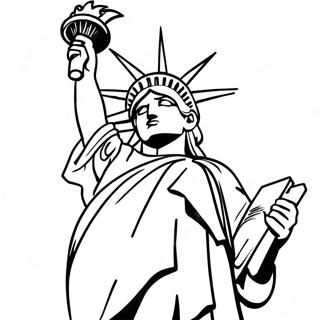 Statue Of Liberty Coloring Page 6345-5166