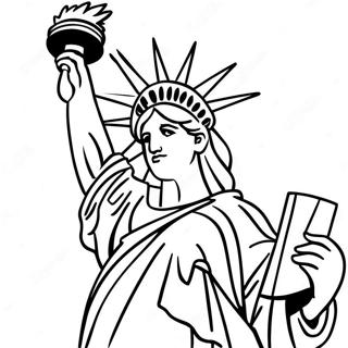 Statue Of Liberty Coloring Page 6345-5167