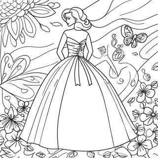 Prom Coloring Pages