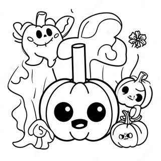 Mini Halloween Coloring Page 63479-52526