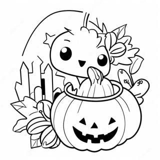 Mini Halloween Coloring Page 63479-52527