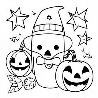 Mini Halloween Coloring Page 63479-52528