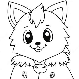 Anime Furry Coloring Page 63489-52522