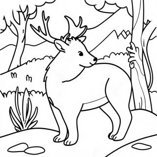 Great Smoky Mountains Wildlife Coloring Page 63530-52567