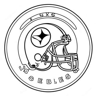 Pittsburgh Steelers Logo Coloring Page 6354-5172