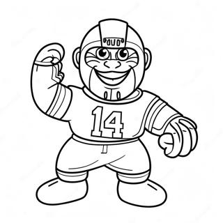 Steelers Mascot Coloring Page 6355-5175