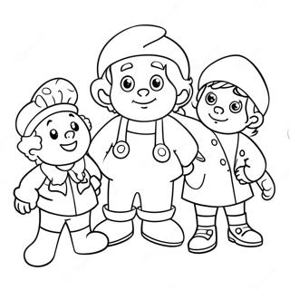 Noddy And Friends Adventure Coloring Page 63560-52602