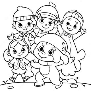 Noddy And Friends Adventure Coloring Page 63560-52603