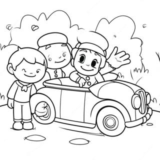 Noddy And Friends Adventure Coloring Page 63560-52604