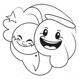 Laugh Now Cry Later Emoticon Coloring Page 63620-52639