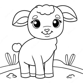 Easter Lamb Coloring Page 63649-52658