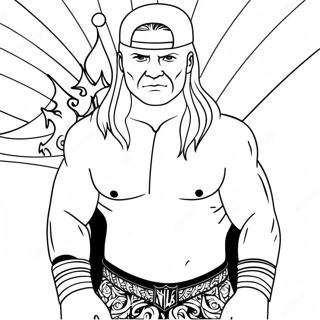 Easy Wwe Coloring Page 6364-5178