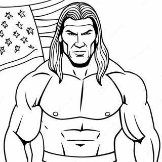 Easy Wwe Coloring Page 6364-5179