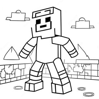 Minecraft Piglin Coloring Page 63669-52676