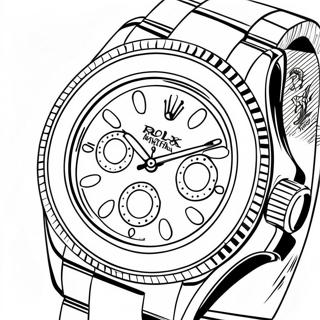 Rolex Logo Coloring Page 63699-52699