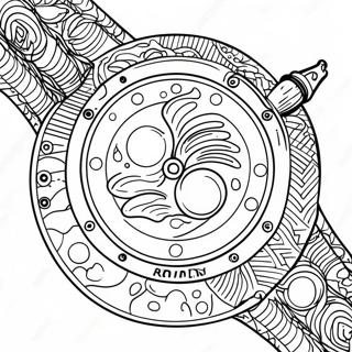 Rolex Logo Coloring Page 63699-52700