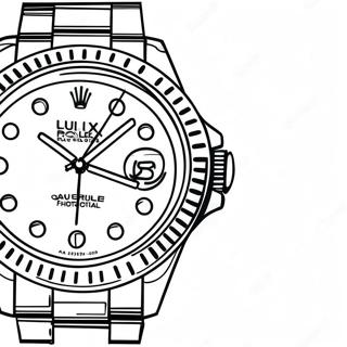 Classic Rolex Watch Coloring Page 63700-52702