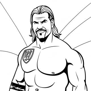 Wwe Coloring Page 6374-5091