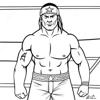 Wwe Coloring Page 6374-5092