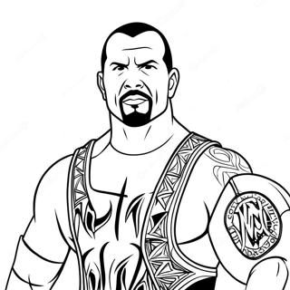 Wwe Coloring Page 6374-5187