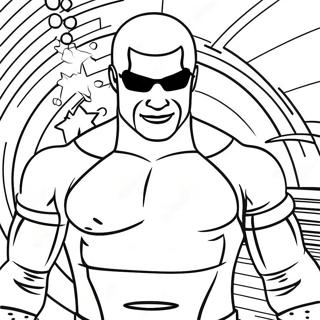 Wwe Coloring Page 6374-5188