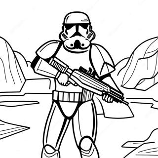 Fearsome Sith Trooper In Battle Coloring Page 63750-52746