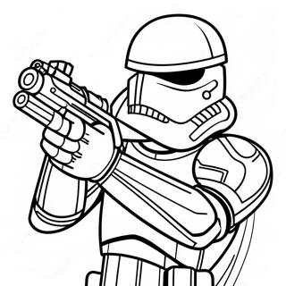 Fearsome Sith Trooper In Battle Coloring Page 63750-52748