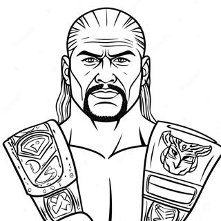 Wwe Champion Coloring Page 6375-5093