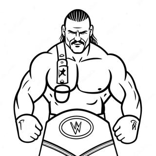 Wwe Champion Coloring Page 6375-5192