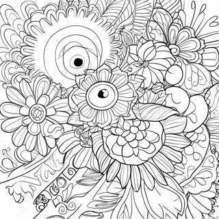 Posca Coloring Pages