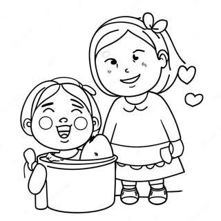 Funniest Sister Ever Coloring Page 63790-52787