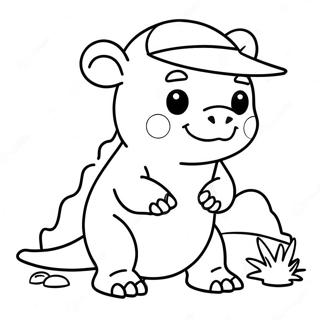 Slowpoke Coloring Page 63799-52772