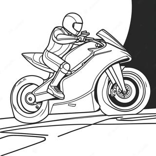 Tron Light Cycle Racing Coloring Page 63820-52796