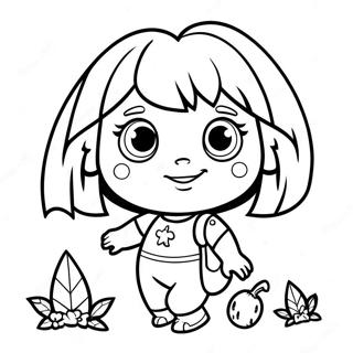 Dora Halloween Coloring Page 63849-52816